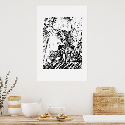 Bananengrenzen Poster (Küche)