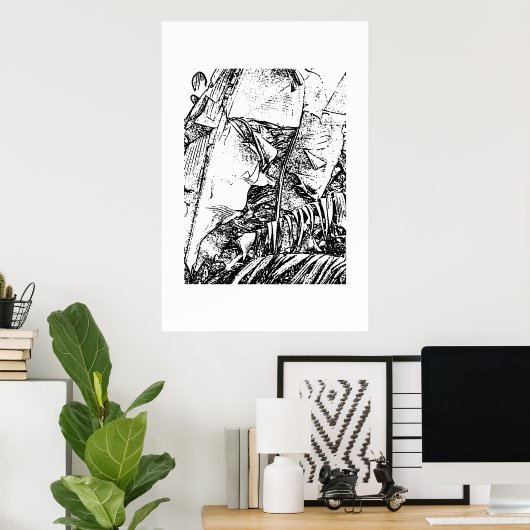 Bananengrenzen Poster (Heimbüro)