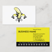 Bananenkarte geblüht treuekarte (Vorne/Hinten)