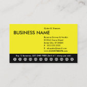 Bananenkarte geblüht treuekarte (Rückseite)