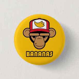 Bananenknopf Button