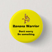 Bananenkrieger-Button Button (Vorderseite)