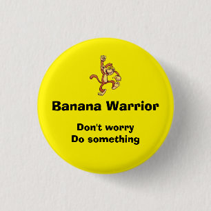 Bananenkrieger-Button Button