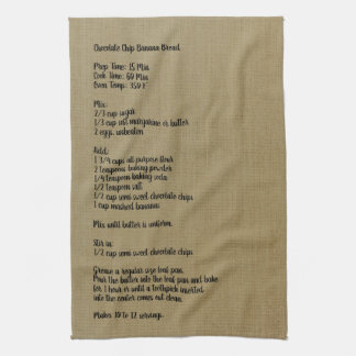 Bananenkuchen - Leinen - Geschirrtuch