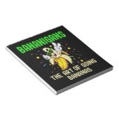 Bananenkunst, Coole Alberne Banane Notizblock (angewinkelt)