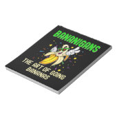 Bananenkunst, Coole Alberne Banane Notizblock (Rotiert)