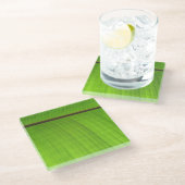 Bananenleaf Nah Glasuntersetzer (Schrägansicht)