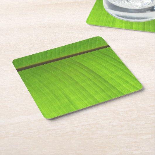 Bananenleaf Nah Rechteckiger Pappuntersetzer (angewinkelt)