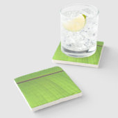 Bananenleaf Nah Steinuntersetzer (Seitenansicht)