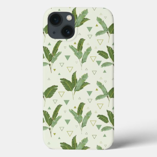 Bananenleder mit Dreiecken Case-Mate iPhone Hülle (Rückseite)