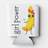 Bananenmädchen Power Dosenkühler (Rückseite)