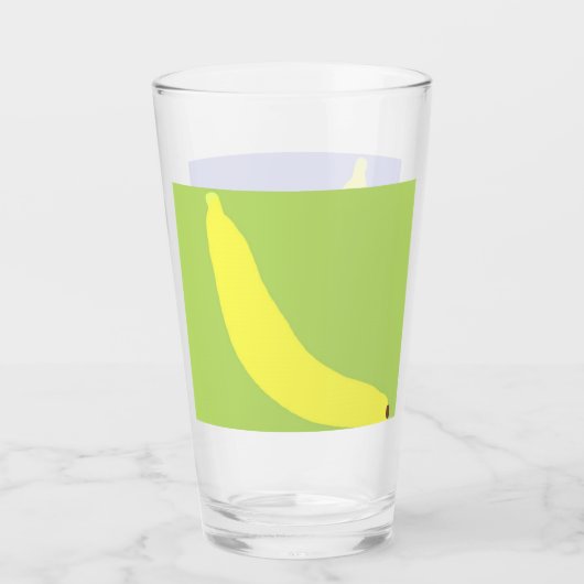 Bananenmalerei Glas (Vorderseite)