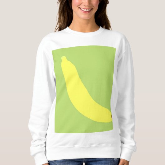 Bananenmalerei Sweatshirt (Vorderseite)