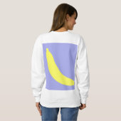 Bananenmalerei Sweatshirt (Schwarz voll)