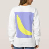 Bananenmalerei Sweatshirt (Rückseite)