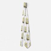 Bananenmilch Niedliche Kuh Krawatte (Rückseite)