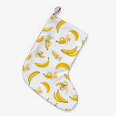 Bananenmuster 4 kleiner weihnachtsstrumpf (Vorderansicht (hängend))