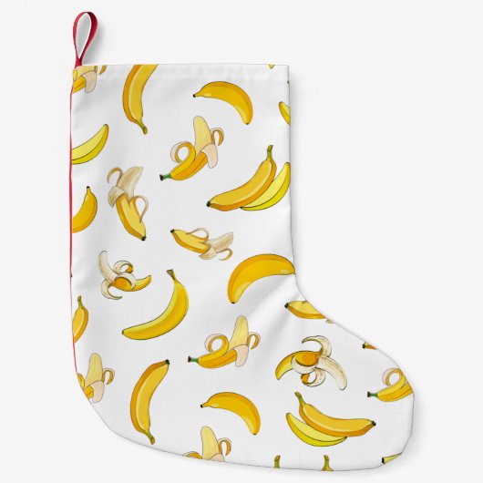 Bananenmuster 4 kleiner weihnachtsstrumpf (Vorderseite)