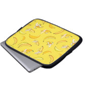 Bananenmuster 4 laptopschutzhülle (Vorne Knopf)
