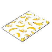 Bananenmuster 4 notizblock (Linke Seite)