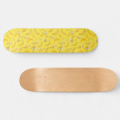 Bananenmuster 4 skateboard (Horizontal)