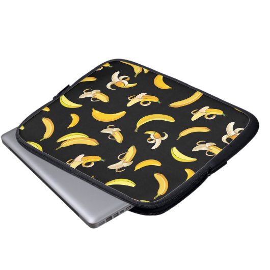 Bananenmuster 5 laptopschutzhülle (Vorne Knopf)