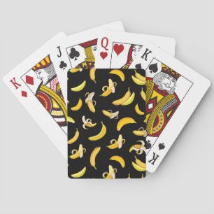 Bananenmuster 5 spielkarten