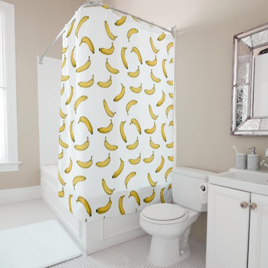Bananenmuster Duschvorhang (Beispiel)