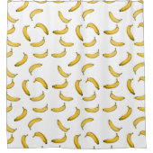 Bananenmuster Duschvorhang (Vorderseite)