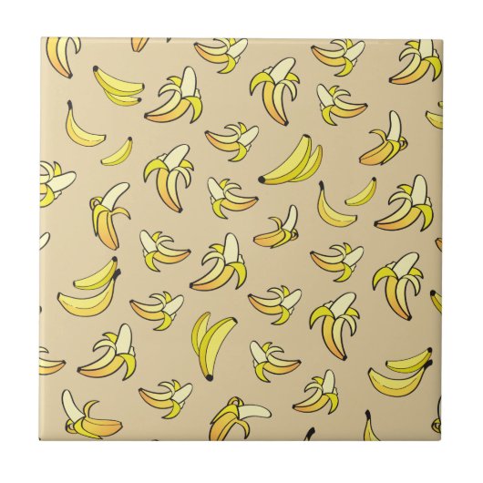 Bananenmuster Fliese (Vorderseite)