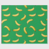 Bananenmuster Geschenkpapier (Flach)