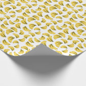 Bananenmuster Geschenkpapier (Ecke)