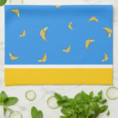 Bananenmuster Geschirrtuch (Gefaltet)
