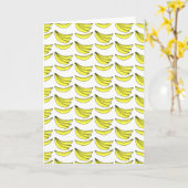 Bananenmuster Karte (Gelbe Blume)