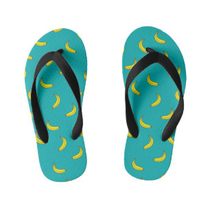 Bananenmuster Kids Flip Flops Kinderbadesandalen