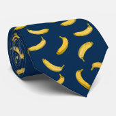 Bananenmuster Krawatte (Gerollt)