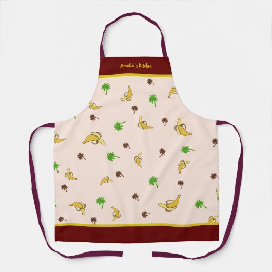 Bananenmuster Schürze (Vorderseite)