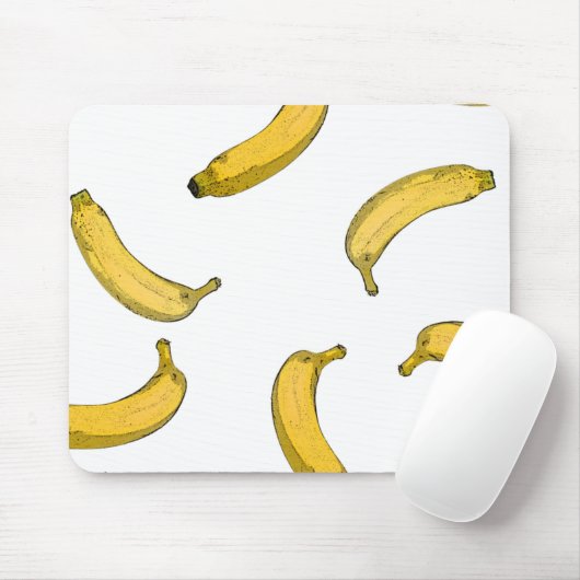 Bananenmuster-Zeichnung Mousepad (Mit Mouse)