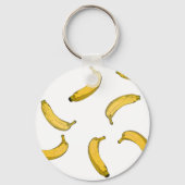 Bananenmuster-Zeichnung Schlüsselanhänger (Vorderseite)