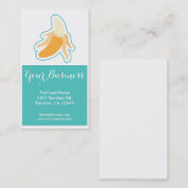 Bananenobst - kundenspezifische Visitenkarten Visitenkarte (Vorne/Hinten)