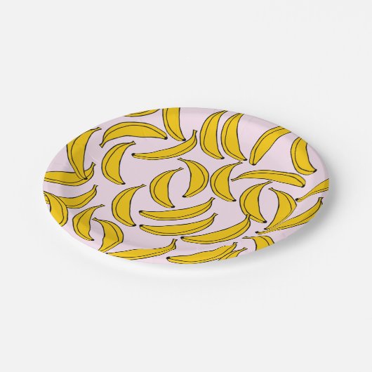 Bananenpapiere - Teller (Schrägansicht)