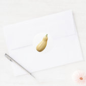 Bananenquash Plastik 3D - Glossar Round Label Runder Aufkleber (Umschlag)