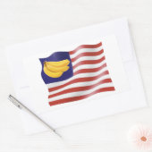 Bananenrepublik Rechteckiger Aufkleber (Umschlag)