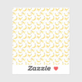 Bananenschale Aufkleber (Blatt)