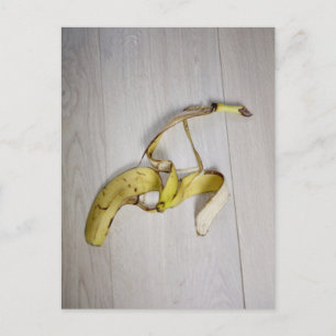 Bananenschale Postkarte