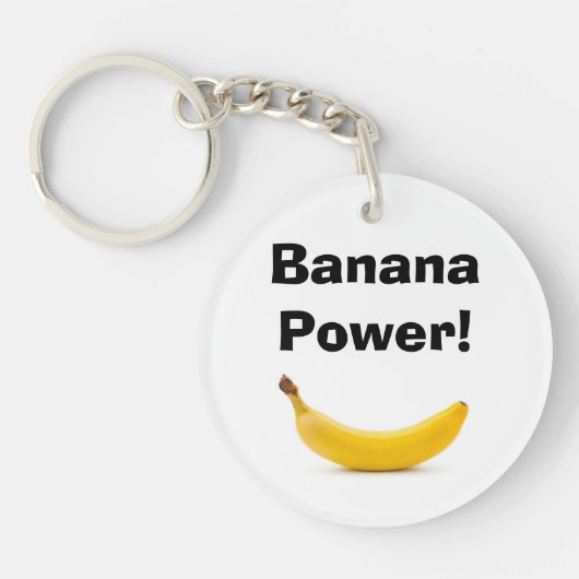 Bananenschlüsselring Schlüsselanhänger (Vorderseite)