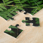 Bananenschnecke auf Farnen I Puzzle (Seite)