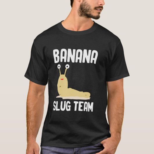Bananenschnecken-Team Malakologie T-Shirt (Vorderseite)