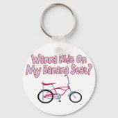 Bananensitz Schlüsselanhänger (Vorderseite)