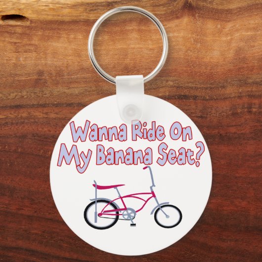 Bananensitz Schlüsselanhänger (Vorderseite)
